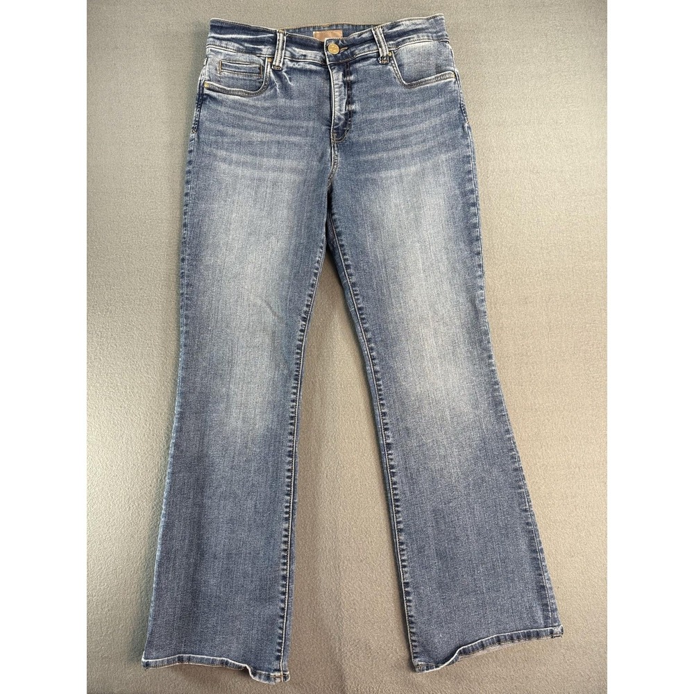 KUT From The Kloth Natalie Fab Ab Jeans Womens 12S Medium Blue Bootcut Denim
